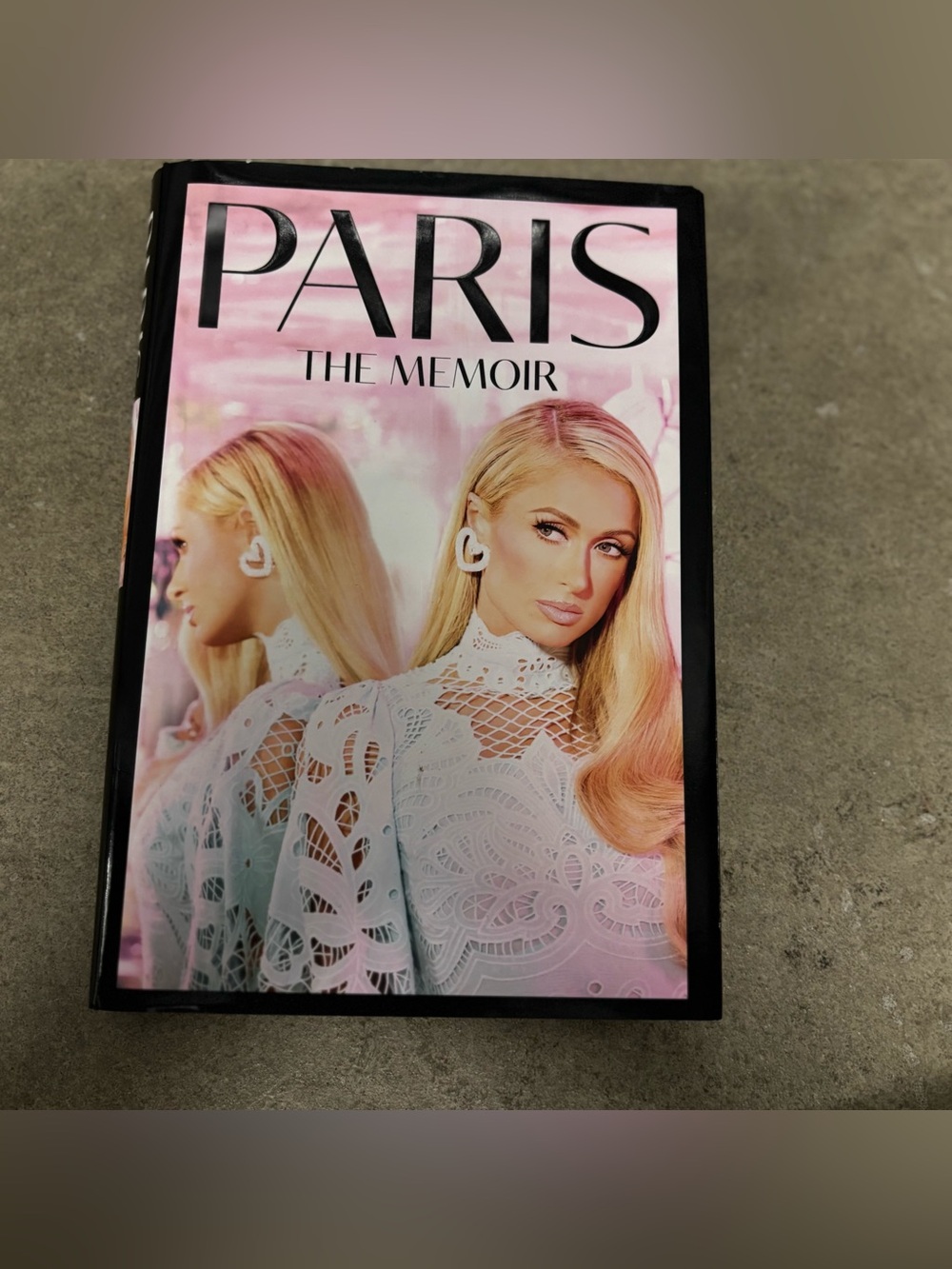 PARIS The Memoir Hardcover Book